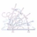 Ver imagem 2 de Cabide para Saia Calça Short Acrílico Transparente 150 Unid