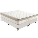 Ver imagem 1 de Cama Box Branco e Colchão King Best Molas Ensacadas Queen 158x198x33 Anjos