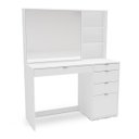 Ver imagem 2 de Penteadeira Blum 5 Gavetas 3 Nichos e Espelho 120,2x145,4cm Branco 220126