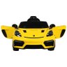 Carro Eletrico Infantil Porche Spyder 718 12v Amarelo - Belfix - 2