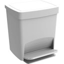 Ver imagem 1 de Lixeira Smart Crippa com Pedal Resistente 15 Litros Branca