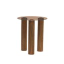 Ver imagem 1 de Mesa de Apoio Decorativa em Madeira e Vidro 40cm 21370p Mart