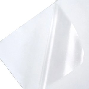 Vinil Transparente Adesivo Brilhante 150g A4 210mmx297mm Pvc Autoadesivo 10 Folhas