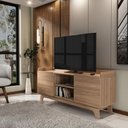 Ver imagem 2 de Rack para Tv até 65'' com 2 Portas 150cm John - Natural