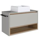Ver imagem 1 de Gabinete de Banheiro com Cuba 01 Pt 80cm Mel Arenas Proddy