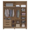 Ver imagem 2 de Guarda Roupa 02 Portas com Espelho New Abrolhos