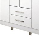 Ver mais imagens de Quarto de Casal com Sapateira, Cômoda e Guarda-Roupa 6 Portas Ploc Espresso Móveis