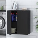 Ver imagem 1 de Armário Lavanderia com 2 Portas Multimóveis MP5021 Preto