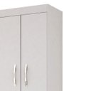 Ver mais imagens de Quarto de Solteiro com Sapateira, Cômoda e Guarda-Roupa 4 Portas Dina Espresso Móveis