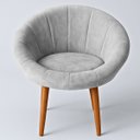 Ver imagem 4 de Kit 2 Poltronas Decorativa para Sala de Espera Recepção Resistente Escritório Tecido Veludo Luxo