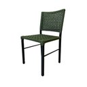 Ver imagem 1 de Cadeira Camila Corda Nautica e Aluminio Verde Militar