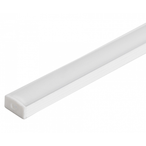 Perfil Led Sobrepor Slim 14,20 X 8,5mm Barra 3m Astraled - Branco