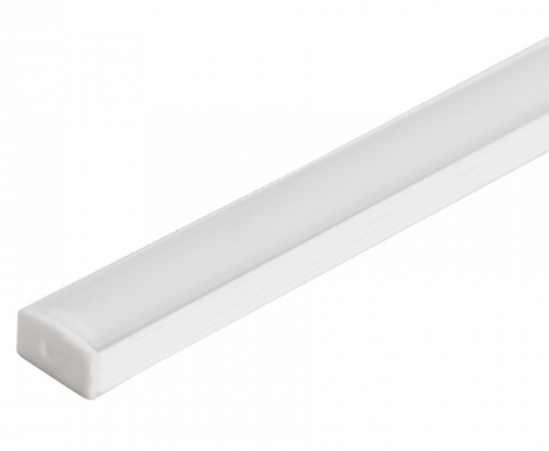 Perfil Led Sobrepor Slim 14,20 X 8,5 Barra 3m Astraled - Branco