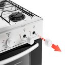 Ver imagem 5 de Fogão de Piso Atlas Milão 4 Bocas com Mesa Inox