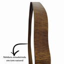 Ver imagem 7 de Espelho Orgânico Borda Lamina Madeira Natural 70x50 cm Amadeirado