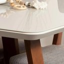 Ver imagem 5 de Mesa de Jantar Bennett com Vidro 115cm Natural Off White