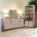 Ver imagem 6 de Conjunto de Buffet e Cristaleira Aster Off White