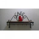Ver imagem 2 de Prateleira Ferro Café Cozinha Madeira 60 Cm Largura