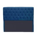 Ver imagem 1 de Cabeceira Lady 1,40 Suede Azul Royal - Bandiera Decor