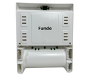 Ver imagem 3 de Dispenser Papel Toalha Nobre Auto Corte Branco Bobina Toalheiro