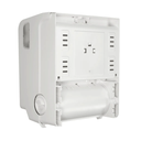 Ver imagem 7 de Dispenser Papel Toalha Nobre Auto Corte Branco Bobina Toalheiro