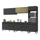 Ver imagem 6 de Cozinha Completa Modulada Bogotá 5 Peças Multimóveis com Vidro Reflecta, Puxador e Pés Personalizáveis