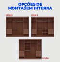 Ver imagem 1 de Guarda Roupa Daymond 8 Portas 8 Gavetas 100%mdf D Doro