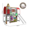 Cama Infantil Joy com Escorregador Dossel Barraca Mine Hero e 01 Torre Branco Vermelho Pura Magia +  - 2