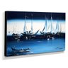 Quadro De Pintura Barcos 60X105Cm-1285 - 4