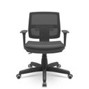 Ver imagem 1 de Cadeira Escritório Ergonômica Brizza Executiva Vinil Nr17 Cor:preto