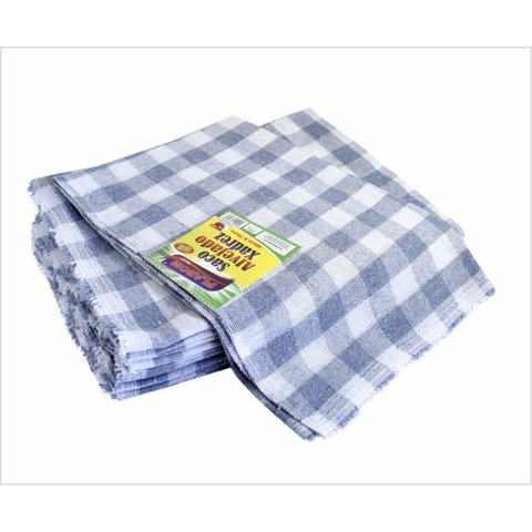 Saco Alvejado Xadrez 50x70 - 6 Unidades