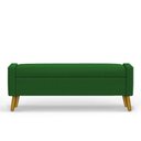 Ver imagem 1 de Recamier Bau Londres 1,20m Suede Verde - Clique Decor