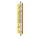 Ver imagem 5 de Rack com Painel para TV até 84 Polegadas com LED 100% MDF 293CMX238CM Pés em Madeira Maciça Espelhos Luminare Requinte