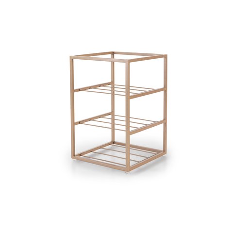 Adega para 6 Garrafas Dourada - Linha Frame