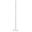 Ver imagem 7 de Kit 6 Postes 1,6m Luminária Branco Jardim E27 Grega Lente Fosca Clássico Dital