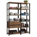Ver imagem 3 de Guarda-Roupa Closet Modulado Valencia 2 Gavetas 9 Prateleiras 129cm Madesa