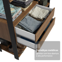 Ver mais imagens de Guarda-Roupa Closet Modulado Valencia 2 Gavetas 9 Prateleiras 129cm Madesa