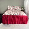 Lençol Colcha Casal Malha com Babado Petala - 2