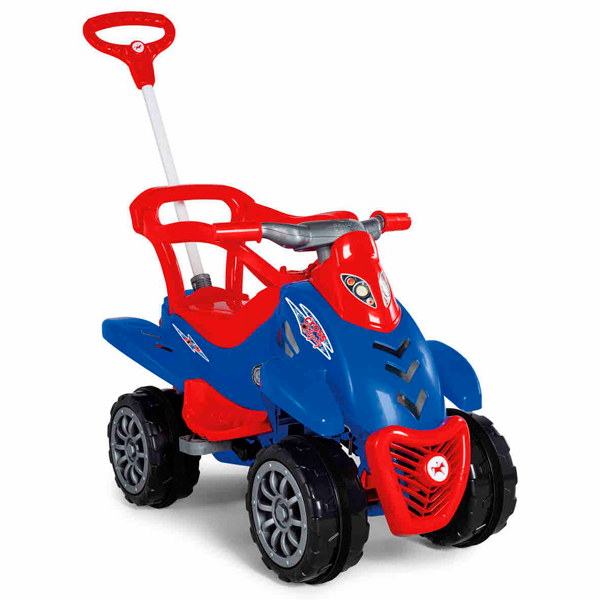 Quadriciclo Infantil Cross Legacy com Capacete de Brinquedo Calesita Azul - 2