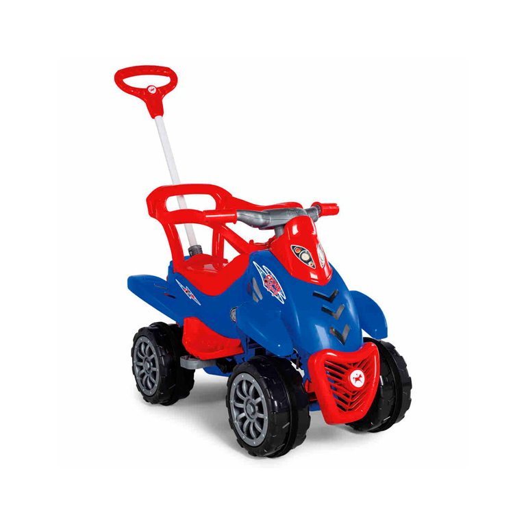 Quadriciclo Infantil Cross Legacy com Capacete de Brinquedo Calesita Azul
