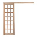 Ver imagem 3 de Porta de Correr Quadriculada C/ Kit Madeira