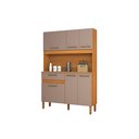 Ver imagem 6 de Armário Cozinha Tampo Balcão Slim 120cm Pequeno Estreito Ideal para Apartamento Robusto Nicho para M