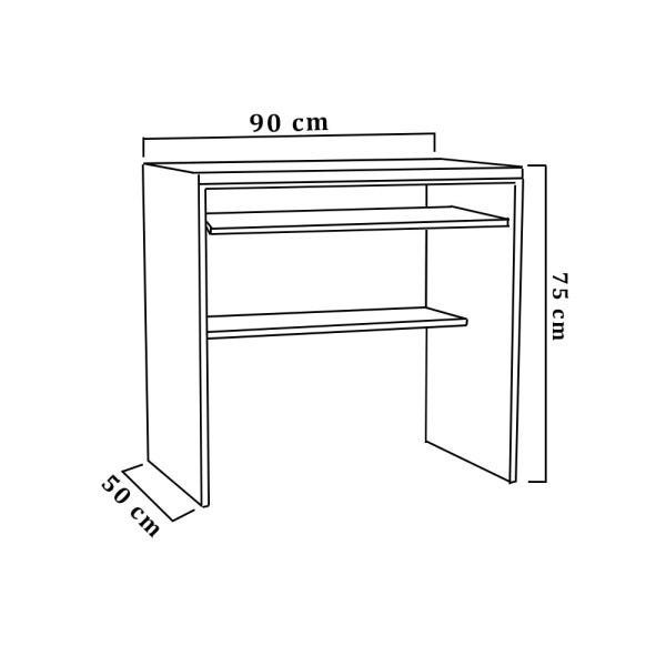 Mesa para Computador Madeirado Em Mdf - 3