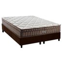 Ver imagem 1 de Cama Box Queen: Colchão Ortopédico D Angelis Anjos D28 / Ag65 Anjos Star + Base Crc Suede Brown (