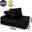 Ver imagem 5 de Puff Multiuso 3 em 1 Casal D33 Bordado Metelassê com Travesseiro Bf Colchões