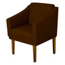 Ver imagem 2 de Poltrona Estofada Consultorio Clinica Davi Tecido Corino:marrom