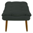 Ver imagem 6 de Kit 2 Puff Decorativo para Sala Quarto Penteadeira Sufler Linho Pés Palito