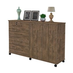 Comoda Bronze Cor:canela Mizza Decor - Armário para Quarto - 1