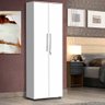 Guarda Roupa Pequeno 2 Portas Branco Punto Shop JM - 1