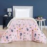 Coberdrom Cobertor Lutti Solteiro Quarto Cama Infantiil Sherpa Manta Toque Lã de Carneiro Foxy Rapos - 2